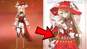 4.8 UPDATE!! COLUMBINA INFO   ALICE CONCEPT ART IS OUT! – Genshin Impact