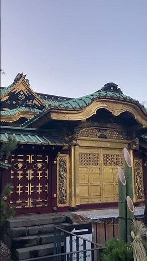 Ueno Toshogu Shrine as the destination.(Hatsumode is a traditional Japanese custom.)