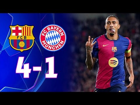 Barcelona vs Bayern Munich [4-1], UEFA Champions League 24/25 - MATCH REVIEW