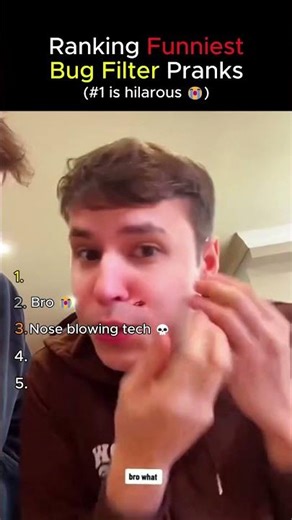 Ranking Funniest Bug Filter Pranks 😭