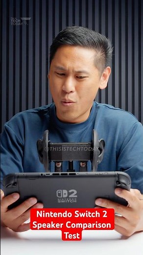 Nintendo Switch 2 Speaker Comparison with the Original Nintendo Switch