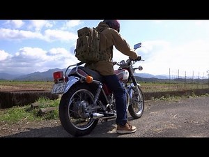 休日はオートバイに乗って自然を感じる。SR400でツーリング。