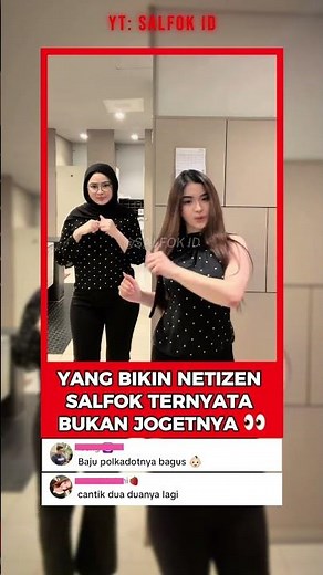 Dua Cewek Cantik Joget Bareng, Netizen Malah Salfok Sama Outfitnya 😂 #ajengfebria #fypage