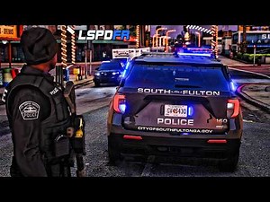 South Fulton Police on Duty 🚓 | Intense City Patrol | GTA 5 LSPDFR MODS
