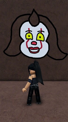 Drawing PENNYWISE 🤡 in Roblox and then THIS happened... 😱