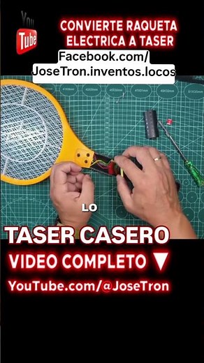 DIY Homemade Invention: How to Make a Taser with an Electric Mosquito Swatter