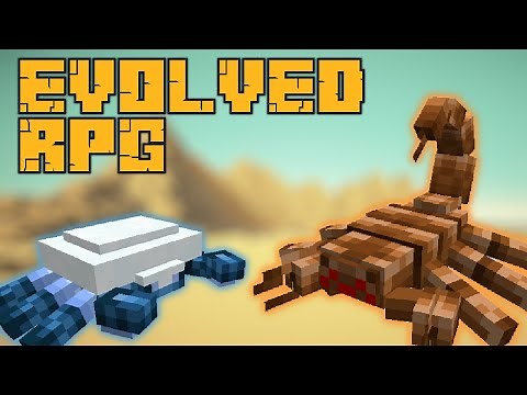 МОД НА НОВЫХ МОБОВ - СКОРПИОНЫ, ЛЕДЯНЫЕ КРАБЫ И ПУСТЫННЫЕ ГОЛЕМЫ EVOLVED RPG ОБЗОР МОД 1.16.4 1.16.5