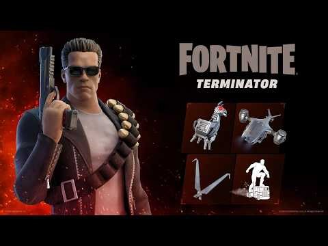 Terminator Dominates Fortnite Lobbies | T-erminator X Fortnite Full Gameplay