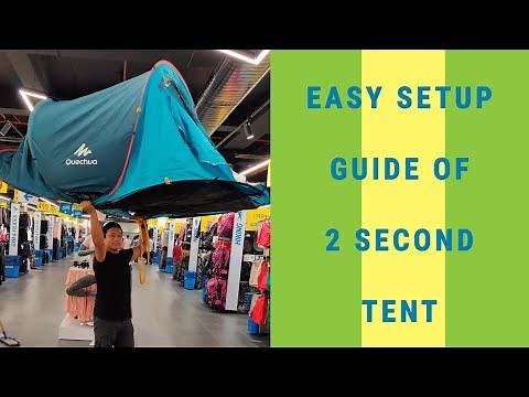 How To Fold The Pop Up Tent? #2secondtent By Decathlon.