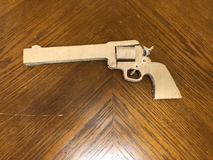 DIY Cardboard Revolver Pattern With Moving Parts- Fun Project for Cosplay or Kids - Etsy
