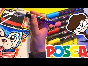 POSCA Markers are EXPENSIVE! What can you make with ONLY 8?