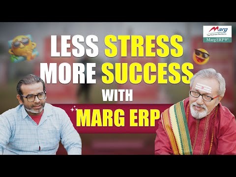 Less Stress, More Success! 🚀 Manage Business with Marg ERP!