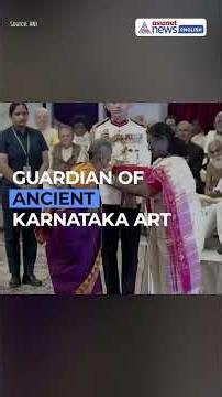96-Year-Old Puppeteer Receives Padma Shri from President Murmu | National News #Shorts