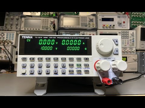 TA-0411: TENMA 72-13210 Korad KEL103 Electronic Load 300 Watt - Hands On