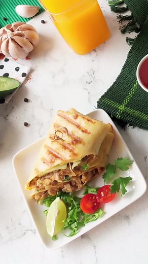 Delicious Shawarma Savory Crepes Recipe - Food Fusion
