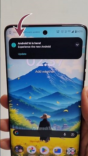 Android 16 update🔥 Finally in Motorola Edge 60 Fusion!