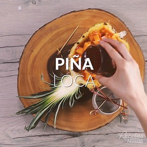 ¡Disfruta de una PIÑA LOCA con mucho sabor! Ve la receta aquí 👉 https://goo.gl/uBRgsy | Recetas Nestlé
