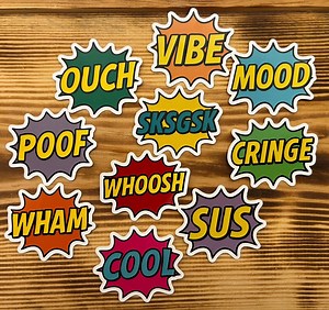 Cute Stickers, Humorous Stickers, Sticker Set, Vinyl Stickers, Handmade Stickers, Cute Stickers, Funny Stickers, Cartoon Stickers - Etsy UK