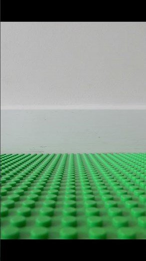 parts on a lego base plate