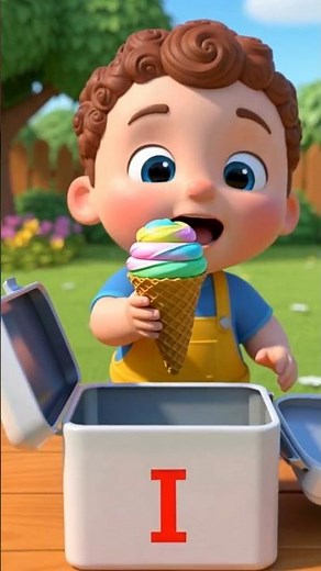 ABC Song for Kids (I-L) | Fun Alphabet Nursery Rhyme | ABCD Learning Song #abcd #kidssongs #shorts