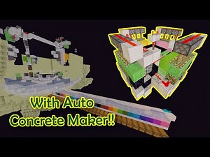 How to Build a SIMPLE SAND DUPER in Minecraft (Concrete Farm) - Tutorial