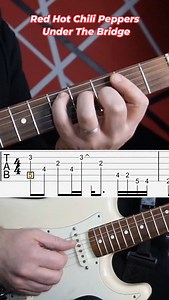 685 reactions · 115 shares | #Tutorial Red Hot Chili Peppers - Under The Bridge Guitar Intro #guitartutorial #guitarcover #electricguitar #learnmontiktok #guitarlesson #guitartok #skullstrings #fyp #popularsong #RedHotChiliPeppers #UnderTheBridge #Johnfrusciante #riffguitar #riffrock #funkrockguitar #rockfunk | Tony GALDI | Facebook