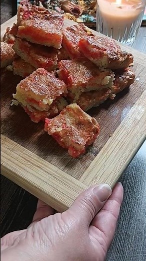 Strawberry Lemonade Chess Bars #recipe