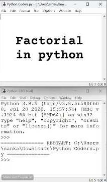 Factorial in Python Made Easy 🚀 | #shorts #ytstudioes #ytsearchshorts #shortvideo