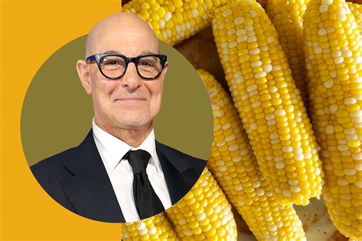 Stanley Tucci Has a Genius Tip for Buttering Corn