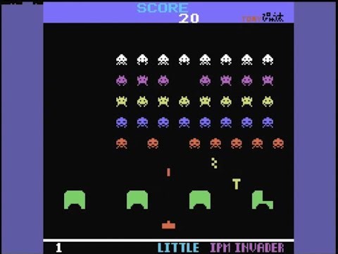 ぴゅう太 G-BASIC TEST「リトル IPMインベーダー LITTLE IPM INVADER」TOMY TUTOR