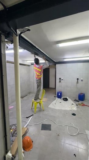 Re-painting work for Dorm kitchen #siteoffice #home #house #design #construction