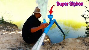 5.3M views · 74K reactions | Siphon system | How to make free energy water pump using PVC pipe only #PVC #electric | Teresa Francisca | Facebook