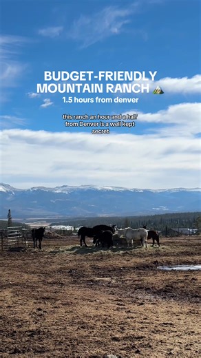 Cabin Ranch Getaway in Colorado near Denver — check out Snow Mountain Ranch in Granby! 🏔️ #colorado