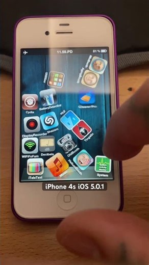 iphone 4s - ios 5.0.1 - SBRotator 7 #shorts #aquaboard #ostium #iconbounce #DisplayCandy #zephyr