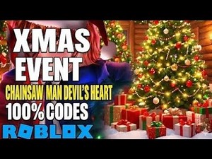 CHAINSAW MAN DEVIL'S HEART CODES [ROBLOX] 🧑‍🎄[XMAS EVENT]🧑‍🎄 #robloxcodes
