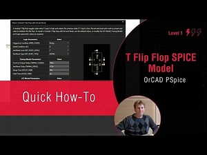How to Create a Clocked T Flip-Flop SPICE Models