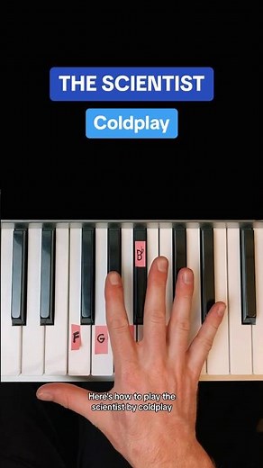 The Scientist is Easy (Piano Tutorial) #coldplay #piano #onlinepianotutor #easypiano