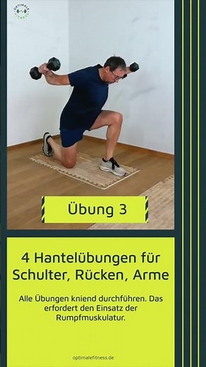 4 Hantelübungen für Schulter, Rücken, Arme