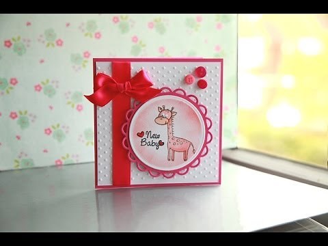cute and easy baby card tutorial