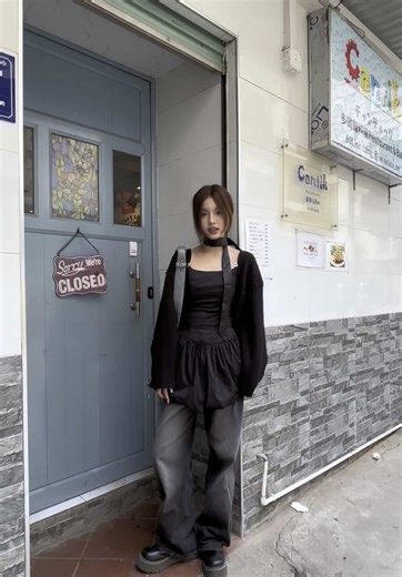 fit check with @CLÉLIE #fyp #xuhuong #japancore #ootd #fitcheck