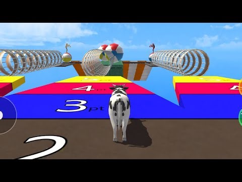 Cow Beats Impossible Track 😱 | GTAnimal Game Cow Gameplay
