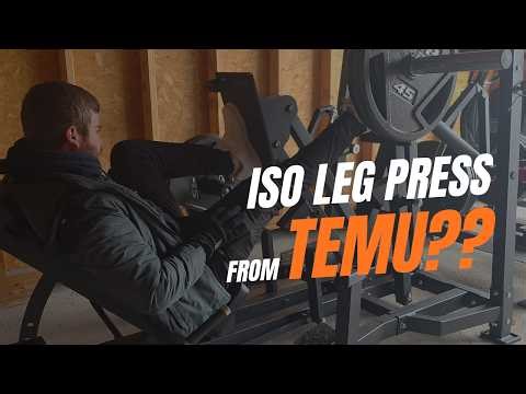 Did I Find the Best Budget ISO Leg Press on Temu? (Kingsmith Review)