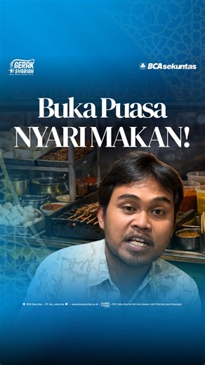 Buka Puasa! Nyari Makan!, Sate Padang itu menu yang gaboleh di Skip untuk buka puasa apalagi sambil nunggu makanan buka portal riset BCA Sekuritas untuk pantau aktifitas pasar modal. #fyp #trending #viral #ngabuburit