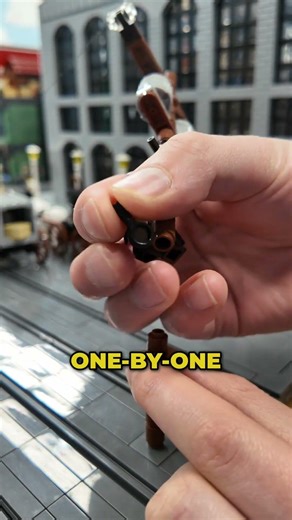 Drilling LEGO Plate to Stabilize my Custom Telephone Poles