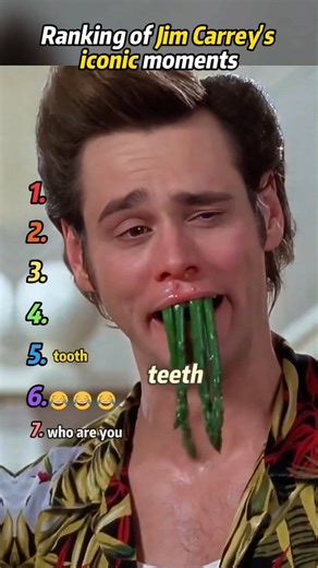 Ranking of Jim Carrey's iconic moments. #celebrity #usa #jimcarrey #ranking #IconicMoments | Mary Entertainment.