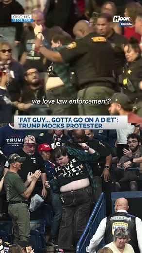 Trump Mocks Protester’s Weight as He’s Punched at Ohio Rally