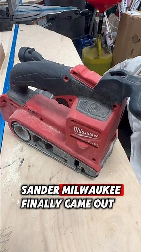 Milwaukee M18 Belt Sander! #tools #construction #woodworking