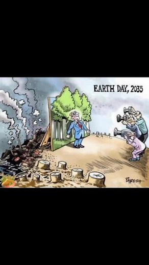 Environmental Awareness Through Cartoon Illustrations