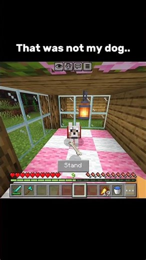 That was not my dog.. #minecraft #skinwalker #dog #viral #shorts