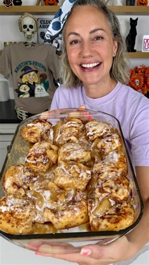 Apple cinnamon roll casserole is the ultimate comfort dessert
